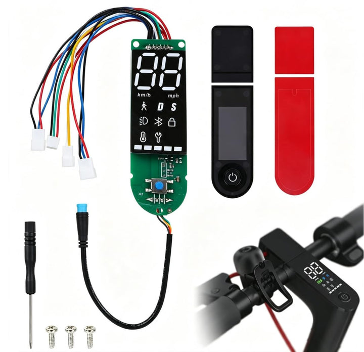 efuturetime E-Scooter Dashboard LED‑Display Nur für Xiaomi M365 1S Pro Pro2