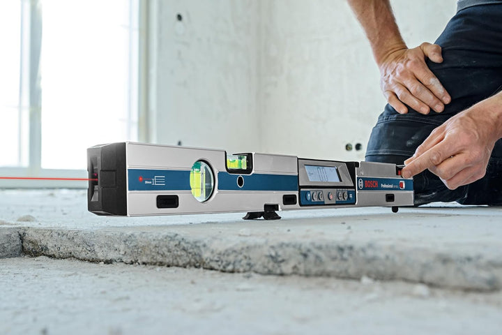 Bosch Professional Digitaler Neigungssensor GIM 60 L (Laserpräzision, Messbereich: 0-360º, Länge: 60