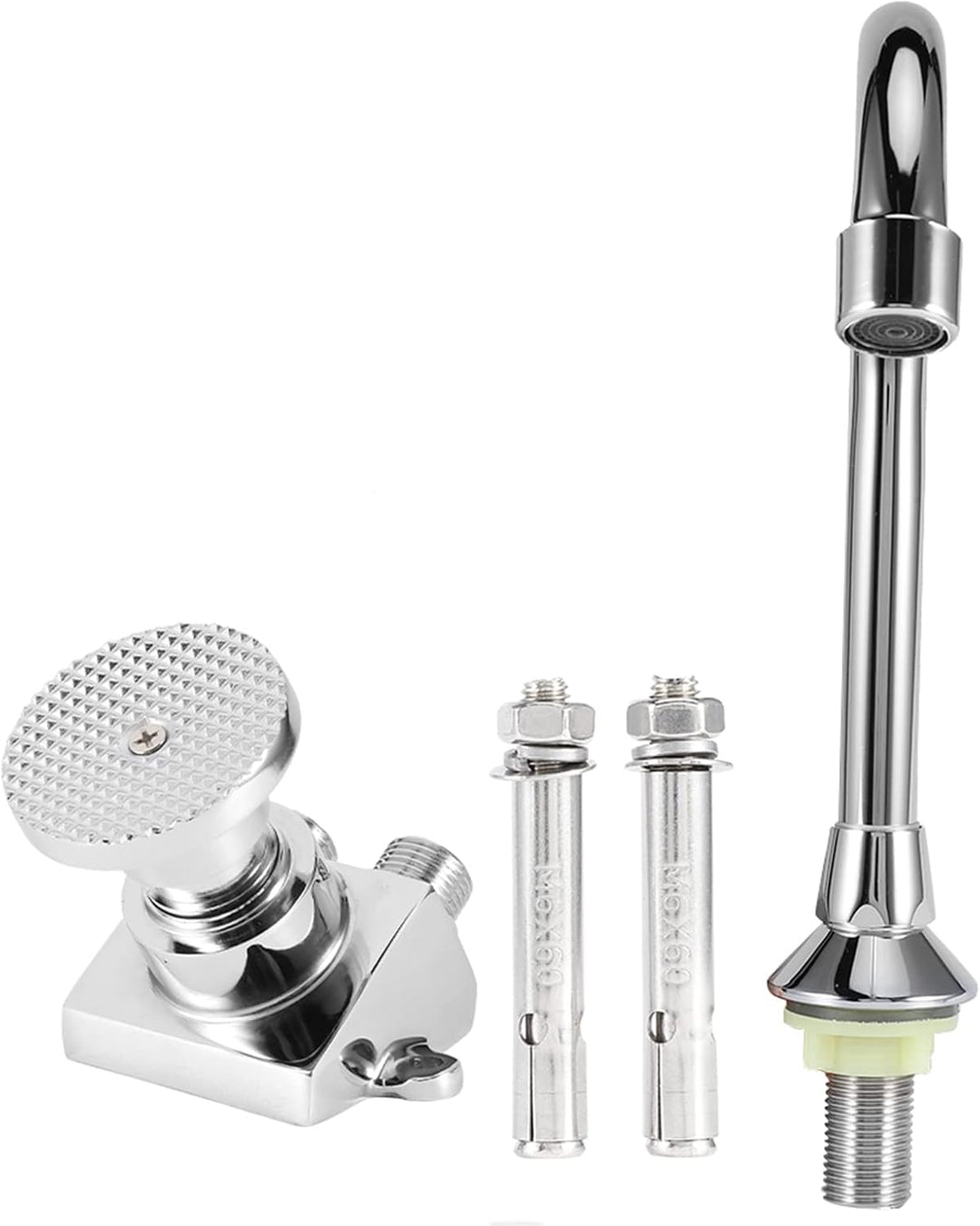Bar Waschbecken Wasserhahn, Kupfer Boden montiert Fusspedal Becken Wasserhahn Waschbecken Wasserhahn
