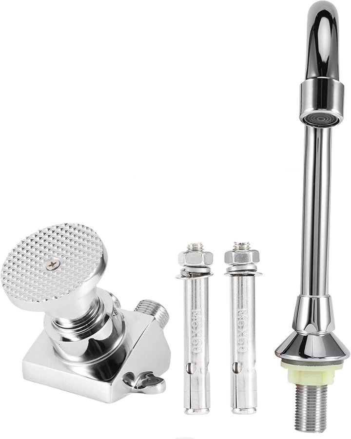 Bar Waschbecken Wasserhahn, Kupfer Boden montiert Fusspedal Becken Wasserhahn Waschbecken Wasserhahn