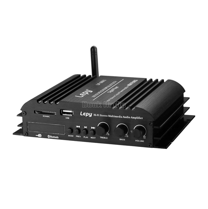 Nobsound Lepy Hi-Fi Stereo Multimedia 4-Channel Bluetooth Power Amplifier Audio Amp Booster USB SD D