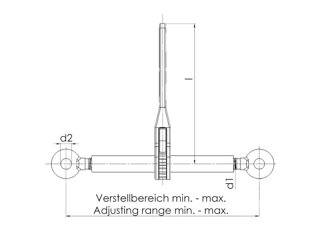 Ratschenspanner Kettenspanner mit Ösen 10000 kg 13 mm nach EN 12195-3 GK8