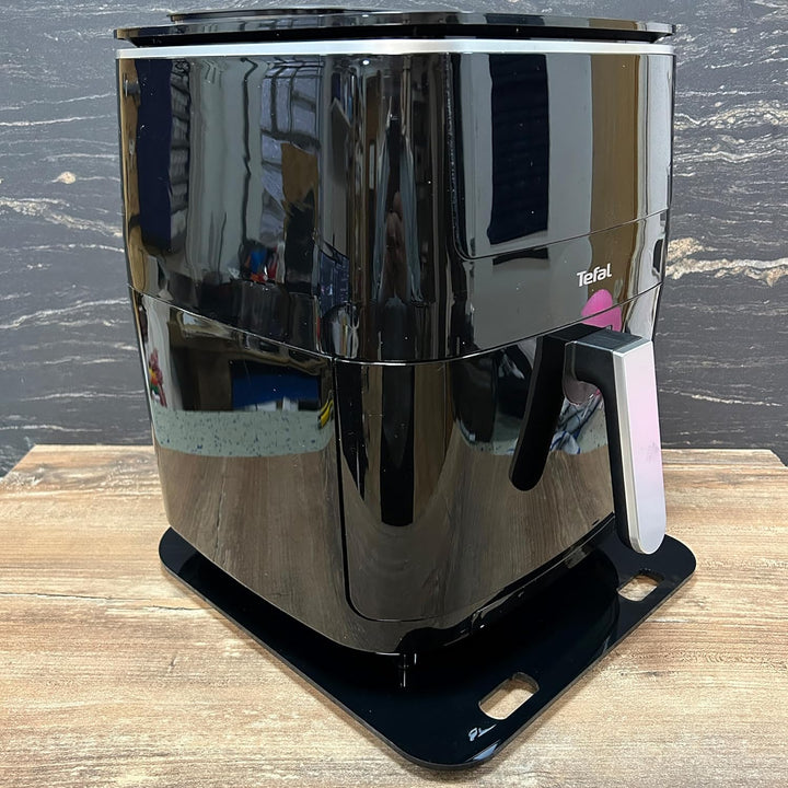 Gleitbrett aus Acryl für Tefal Heissluftfritteuse Easy Fry Grill & Steam | schwarz | 32x32cm | hochw