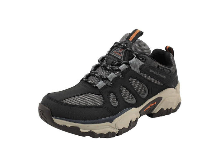 Skechers Herren Terraform-Selvin Oxford 41 EU Black Leather W Mesh, 41 EU Black Leather W Mesh