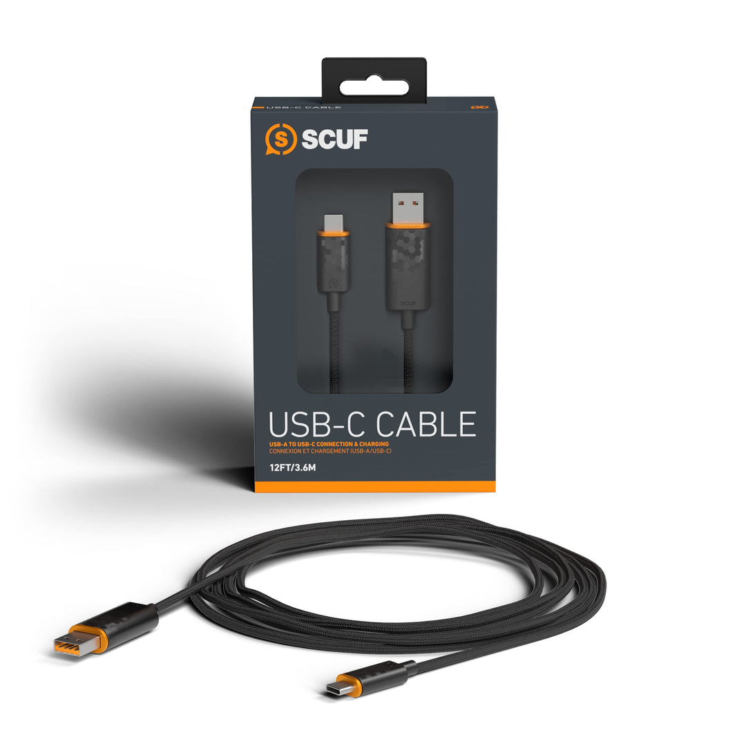 Scuf Geflochtenes USB-C-Kabel – 6 Fuss / 2 Meter USB Typ C für Anschluss und Aufladung für Xbox-Cont