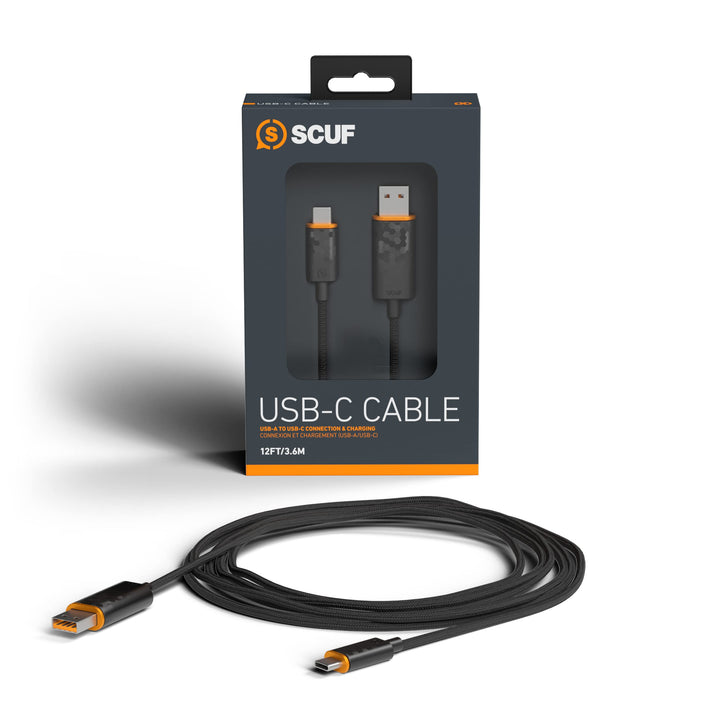 Scuf Geflochtenes USB-C-Kabel – 6 Fuss / 2 Meter USB Typ C für Anschluss und Aufladung für Xbox-Cont