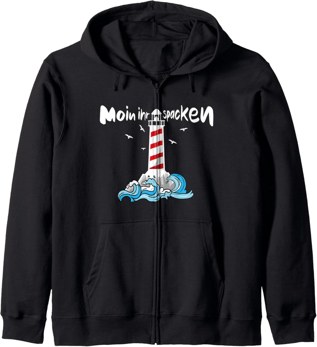 Moin ihr Spacken Begrüssung Nordsee Ostsee Nordlichter Kapuzenjacke