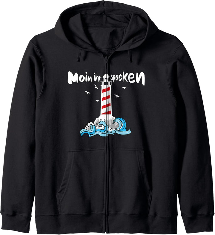 Moin ihr Spacken Begrüssung Nordsee Ostsee Nordlichter Kapuzenjacke