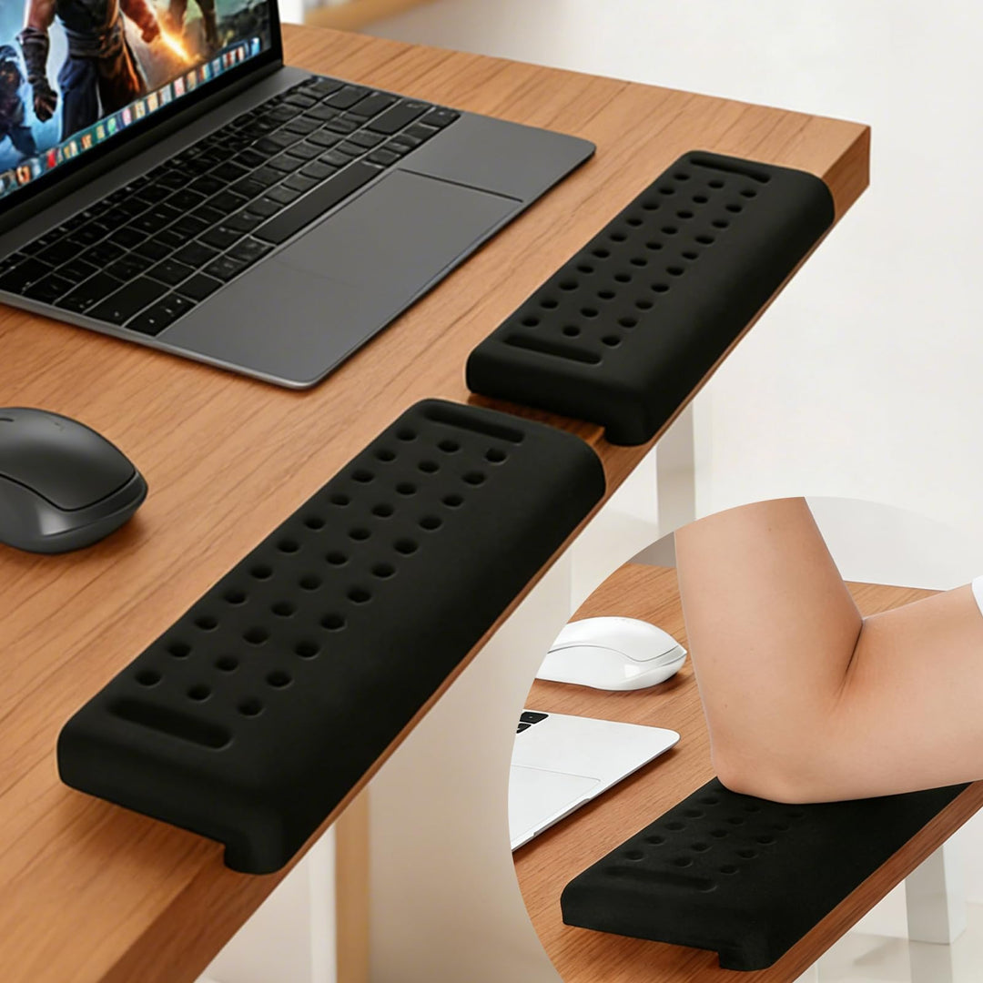 2 Stück Handballenauflage Tastatur, L-Förmige Ergonomisches Handauflage Tastatur, Memory-Schaum Hand