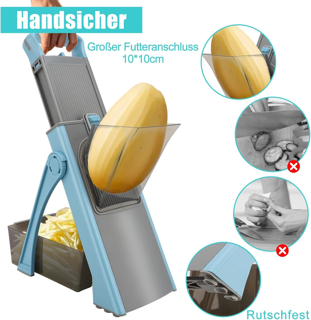 Küchenlebensmittelzerkleinerer, Multifunktionaler Gemüseschredder, Handhack- und Schneidewerkzeug fü