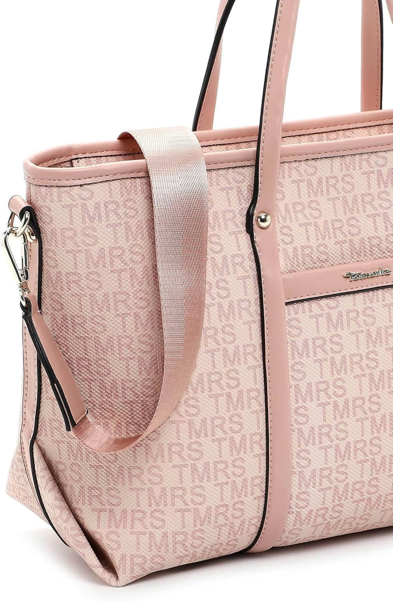 Tamaris Shopper Grace 31438 Damen Handtaschen Print Einheitsgrösse Rose 650, Einheitsgrösse Rose 650