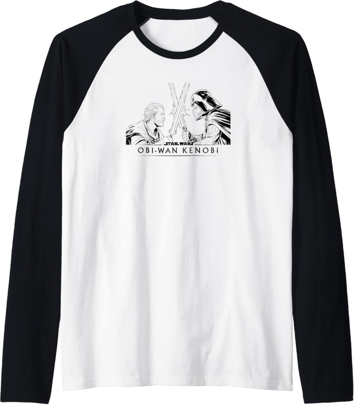Star Wars: Obi-Wan Kenobi Vader Lightsaber Clash Raglan