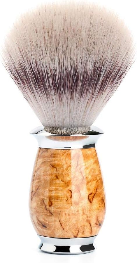 MÜHLE Rasierset - Purist Serie - Silvertip Fibre - Rasierhobel - karelische Maserbirke