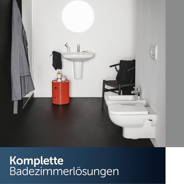Ideal Standard i.life A WC-Sitz mit schlanker D-Form – Weiss (Alpin) | WC-Sitz mit Absenkautomatik (