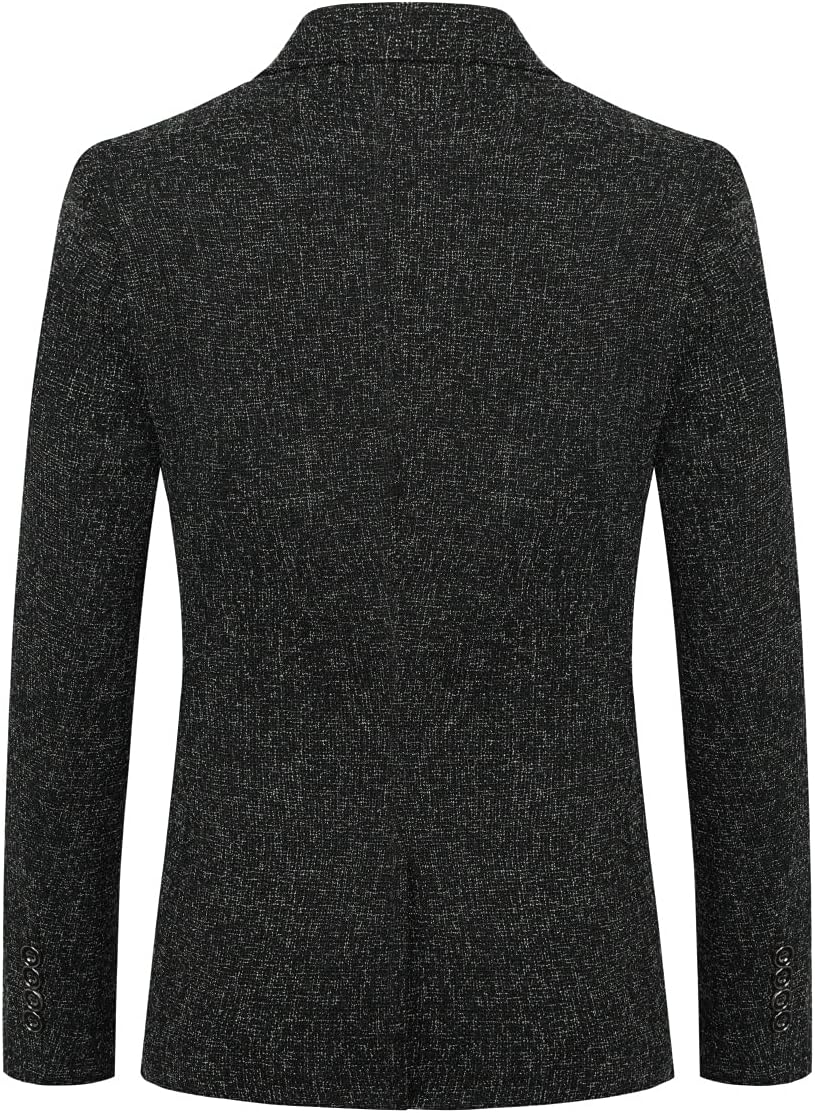 Allthemen Herren Sakko Sportlich Baumwolle Blazer Slim Fit Modern Jackett Jacke Casual Anzugjacke fü