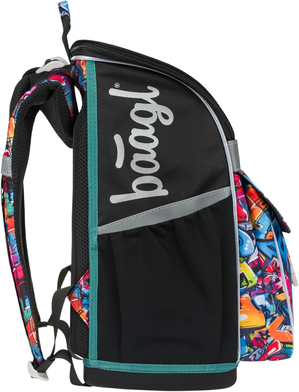 Baagl Schulranzen Mädchen Set 3 Teilig (Zippy Schultasche für 1. Klasse, Mäppchen, Turnbeutel), Grun