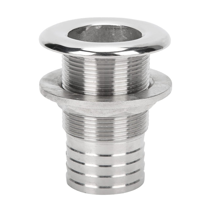 Borddurchlass Verschraubung mit Mutter, 85mm Lange 1-1/2 Zoll 316 Edelstahl Entlüftung Anschluss Uni
