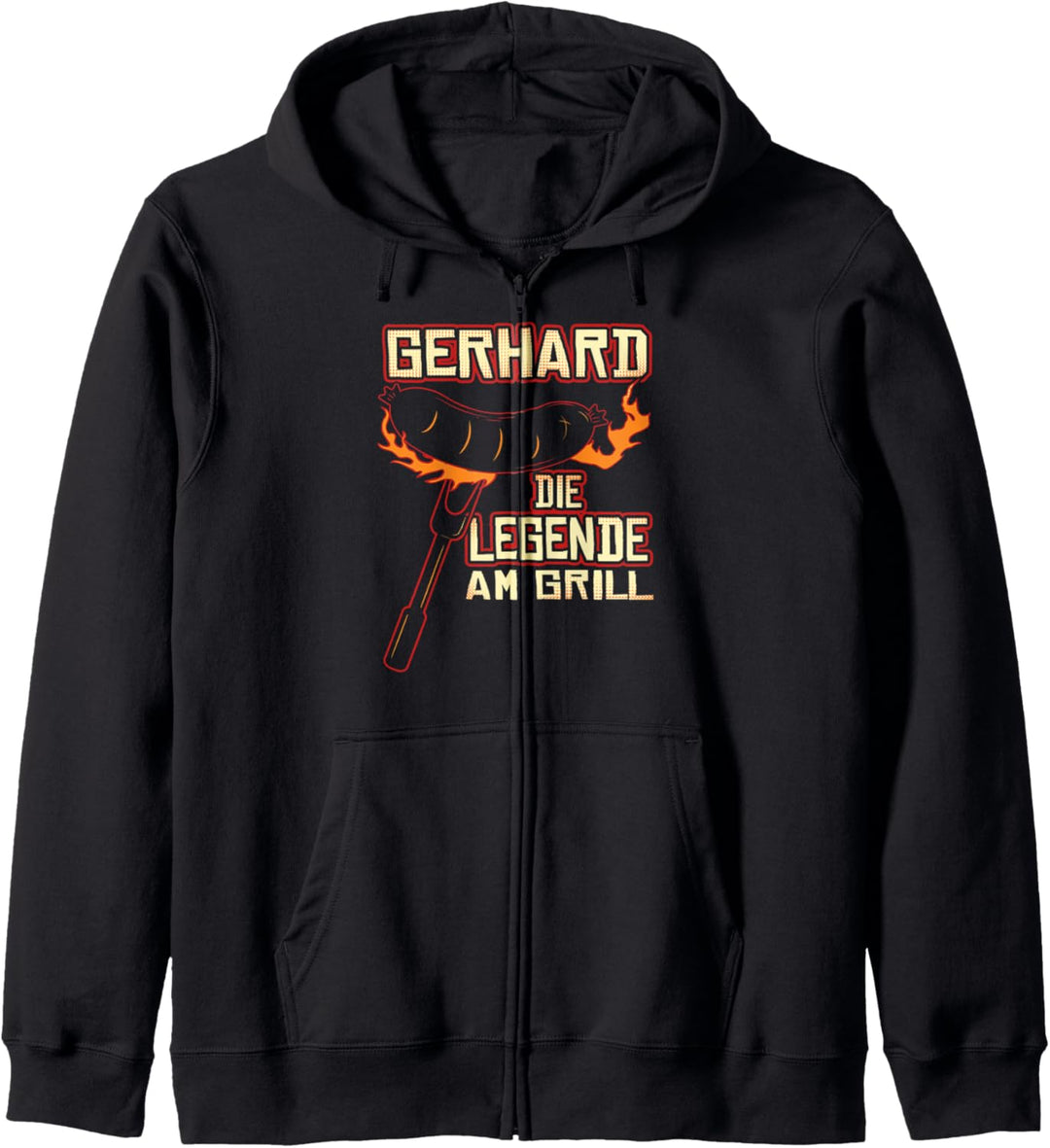Grillen Gerhard Die Legende Am Grill Kapuzenjacke