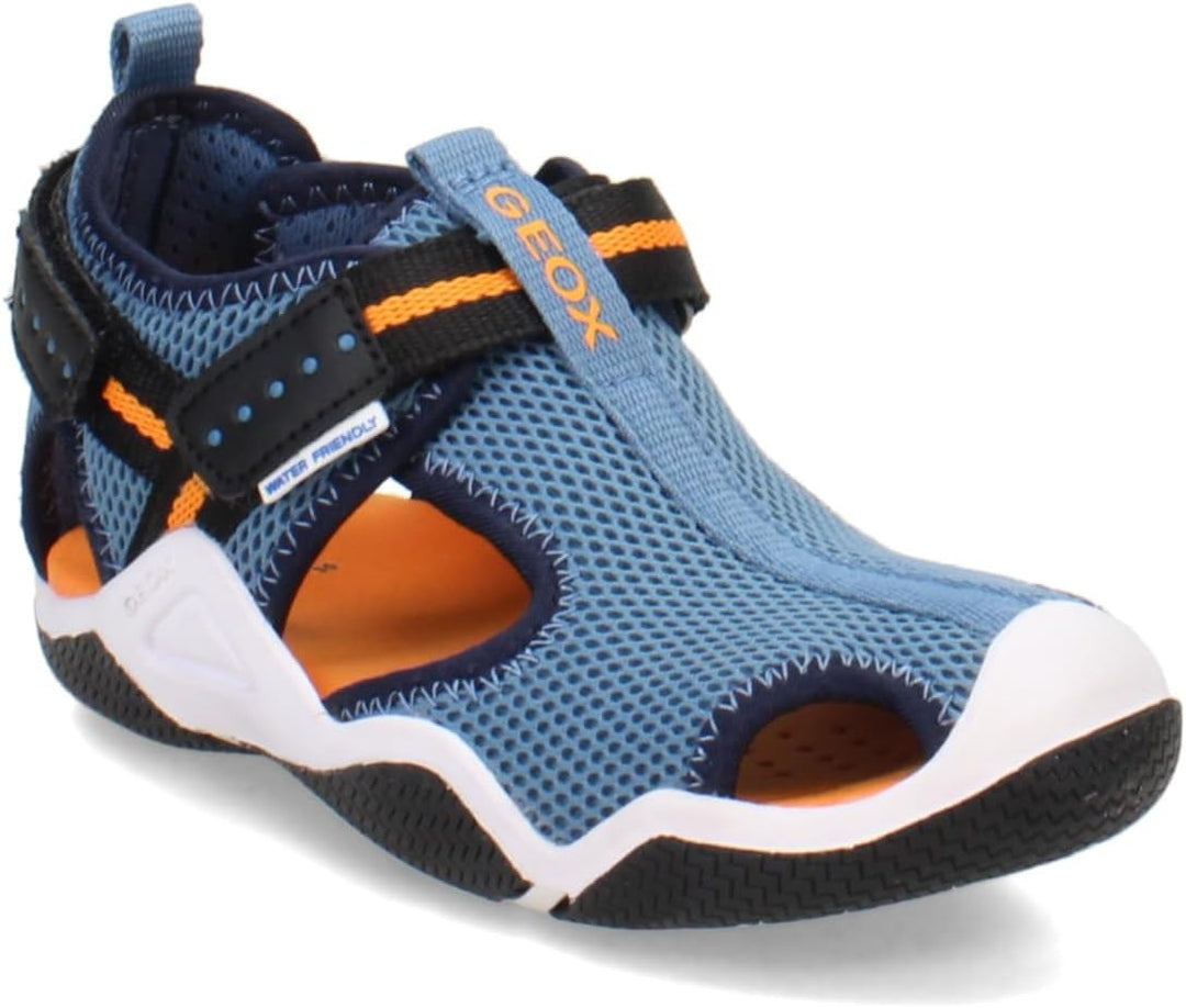 Geox Jr Wader Sneaker 28 EU Lt Blue, 28 EU Lt Blue