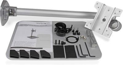 StarTech.com Piedistallo per Monitor Lcd Led Schermo display, Braccio con Altezza Regolabile/Girevol