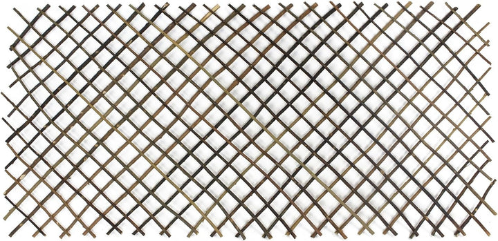 FRANK FLECHTWAREN Rankgitter variabel, bis 80 x 120 cm verstellbar, Kletterhilfe Garten, Flexibles R