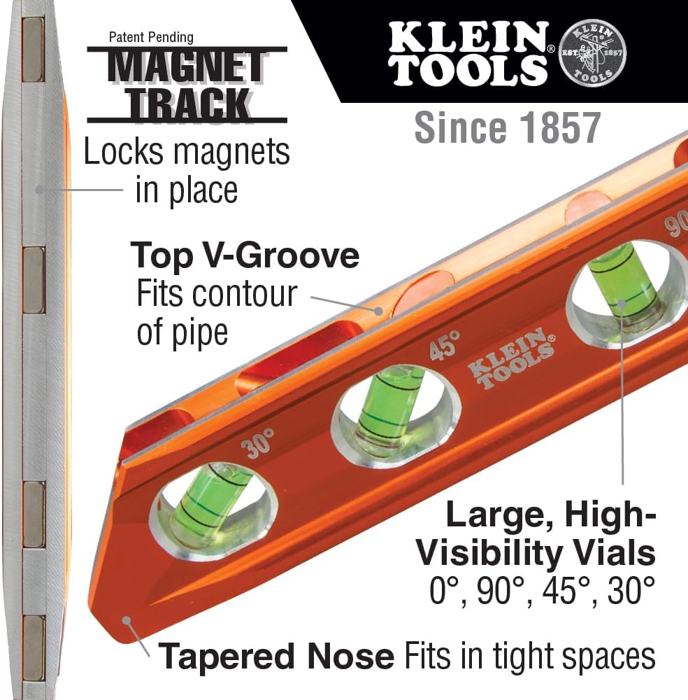 Klein Tools 935RB Torpedo Aluminium/Billet., Aluminium/Billet.