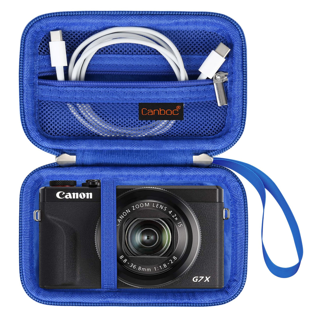 Canboc Kameratasche für Canon PowerShot G7 X Mark II/G7X Mark III Digital 4K Vlogging Kamera, Point