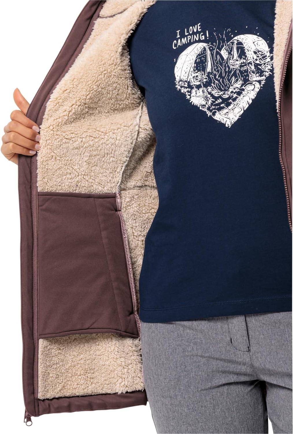 Jack Wolfskin Damen Windland Coat W Softshellmantel S boysenberry, S boysenberry
