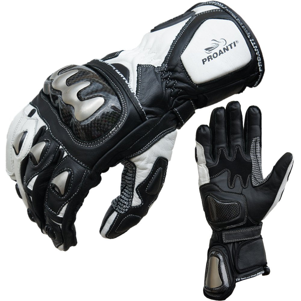 PROANTI Motorradhandschuhe Racing Pro Motorrad Handschuhe Gr. M-XL, M