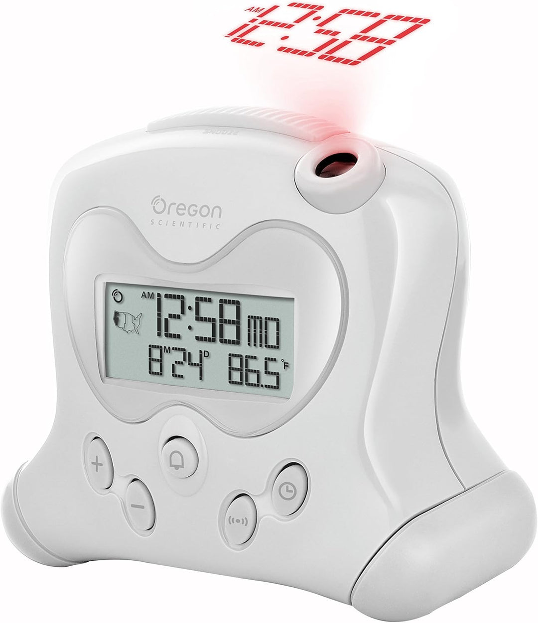 Oregon ScientificProjektionsuhr mit Funk Digital RM313PNF-W, Weiß