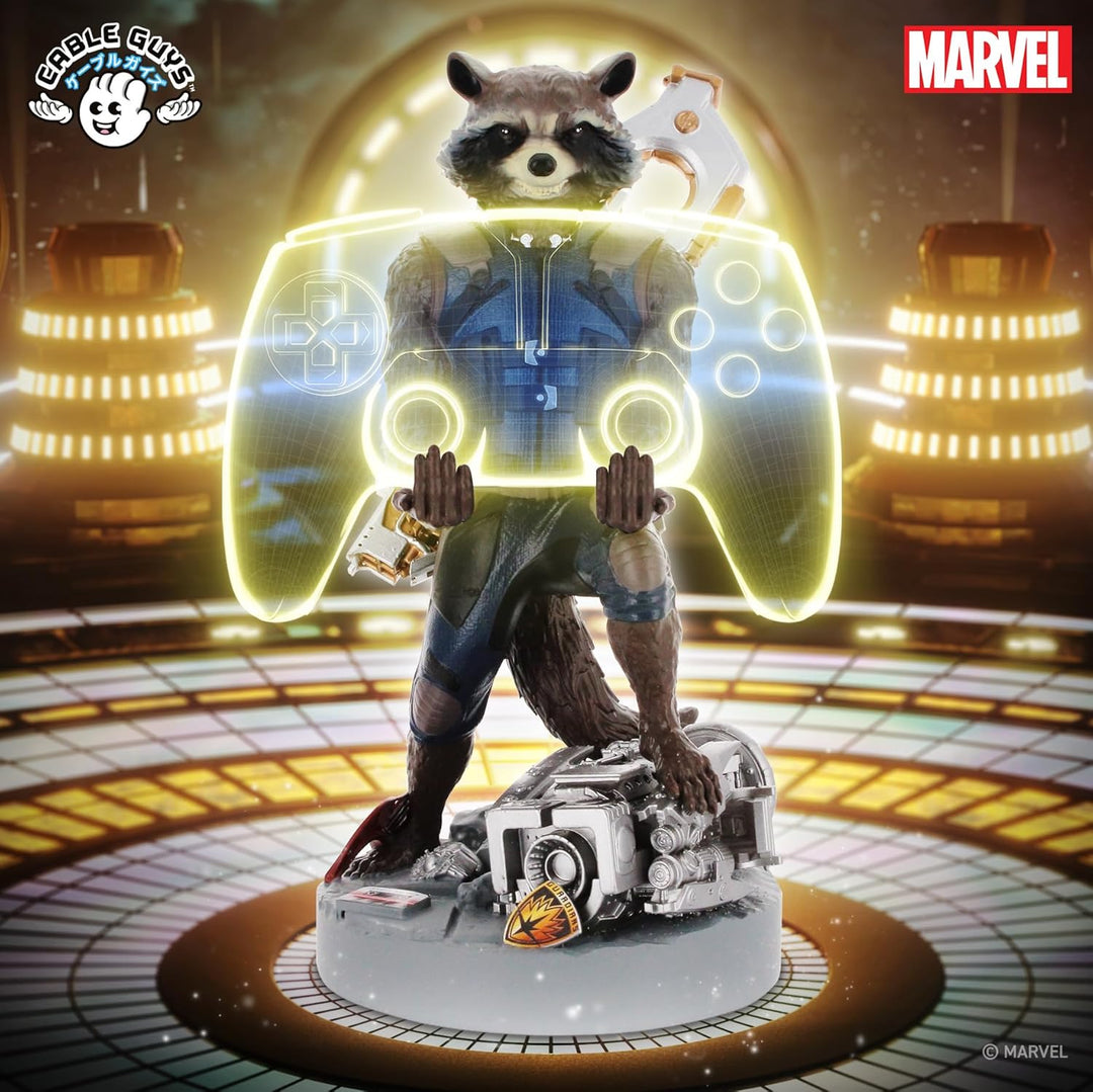 Cableguys Gaming-Figur Marvel Guardians of the Galaxy Rocket Raccoon - Zubehör Controller- oder Smar