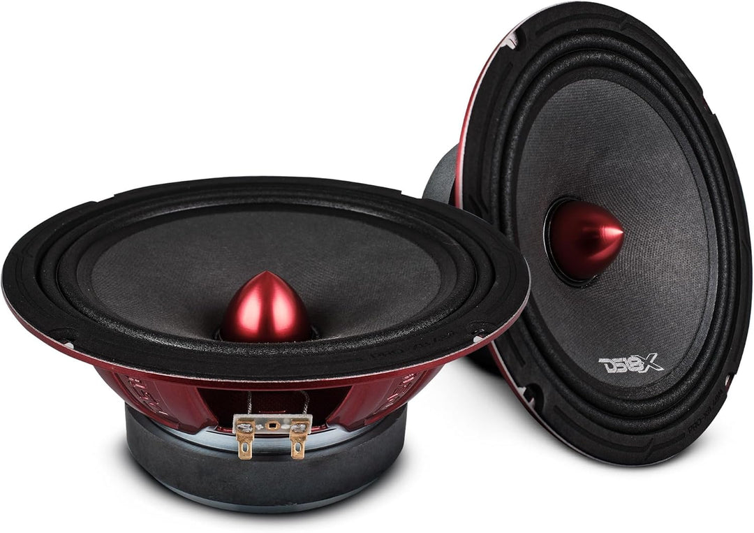 DS18 PRO-X8BM Auto-Mitteltöner, 20,3 cm, 600 W, 8 Ohm, Bass-Lautsprecher 8 Ohm 20,3 cm, 8 Ohm 20,3 c