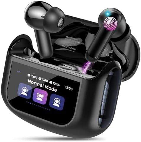 Touchscreen Bluetooth Kopfhörer, 2026 In Ear Kopfhörer Kabellos Bluetooth 5.4 mit ANC+ENC Noise Canc