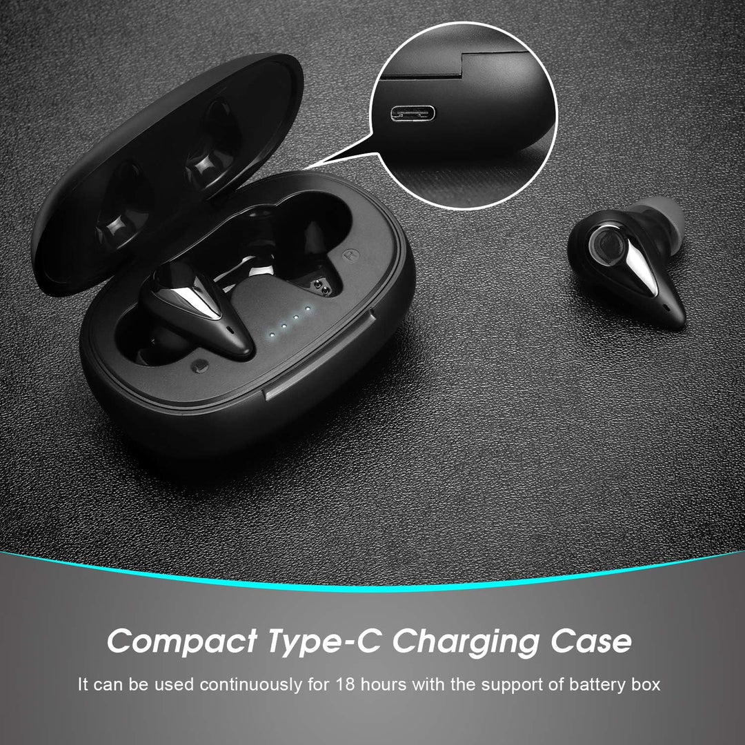 August Bluetooth Kopfhörer In Ear EP810 - Bluetooth 5.0 Kabellose Earbuds mit Mikrofon Berührungsste