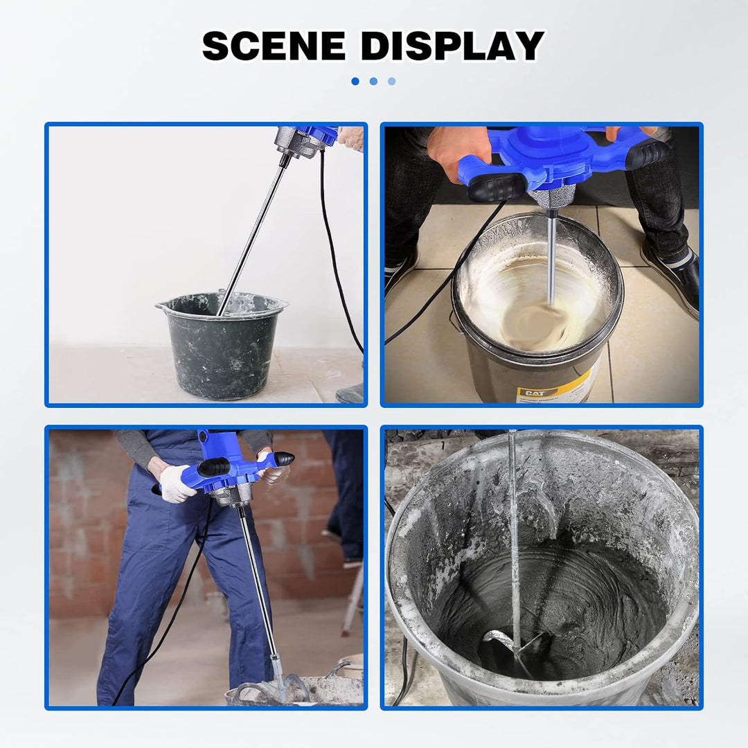 M14-140-600 Rührquirl für 2600 Watt Rührwerk (Farb-Mörtelrührer Betonrührer) - Grösse: 600mm×140mm,