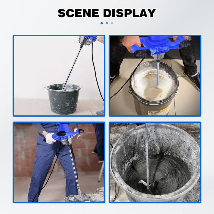 M14-140-600 Rührquirl für DayPlus Elektrische Rührwerk (Farb-Mörtelrührer Betonrührer) - Grösse: 600