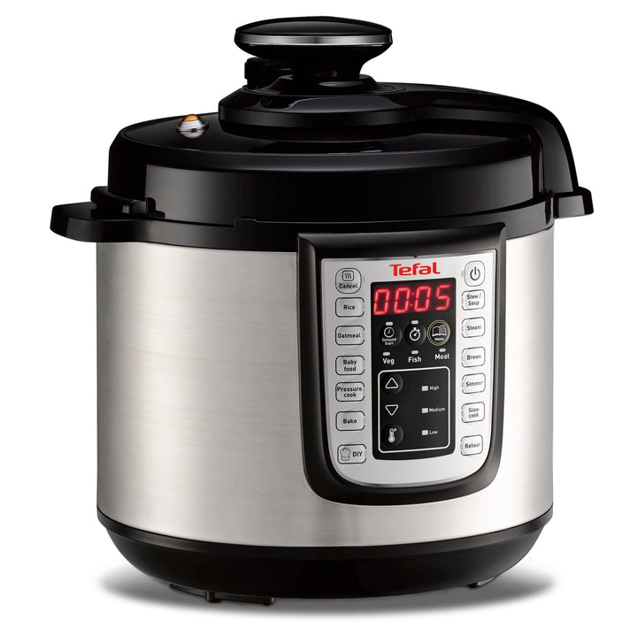 Tefal CY505E Fast & Delicious Multikocher | elektrischer Schnellkochtopf|25 Automatische Programme|F