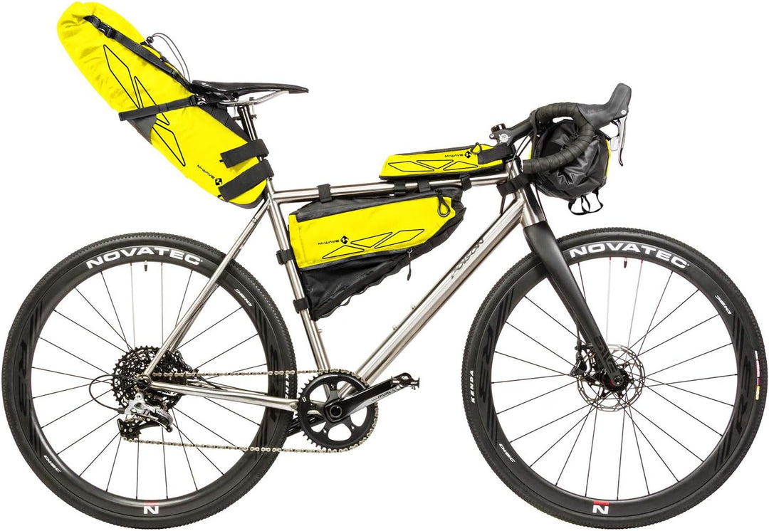 M-WAVE Unisex Fahrrad Satteltasche L Neongelb, L Neongelb