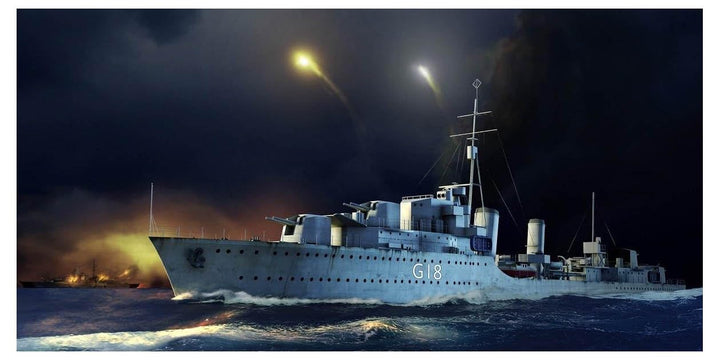 Trumpeter 05332 - Modellbausatz HMS Zulu Destroyer 1941, Mittel