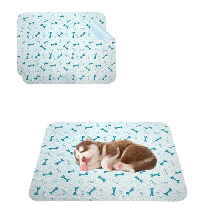 Geyecete Waschbare Welpenunterlagen(2 Stück), Saugfähig Puppy Pads hundeunterlagen, Hygieneunterlage