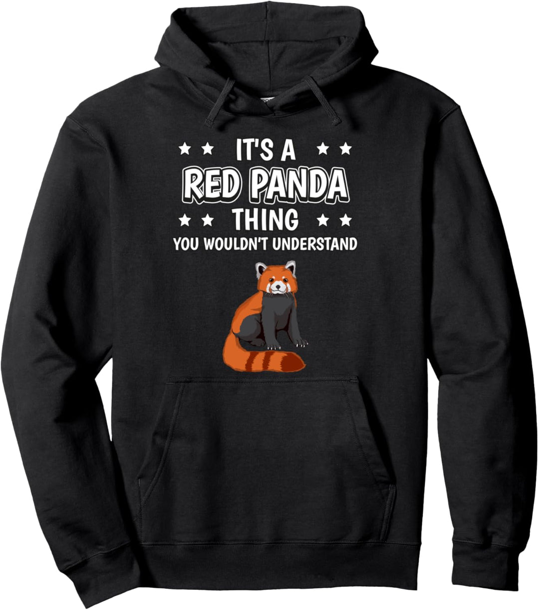 Ist so ein Roter Panda Ding Lustiger Spruch Rote Pandas Pullover Hoodie