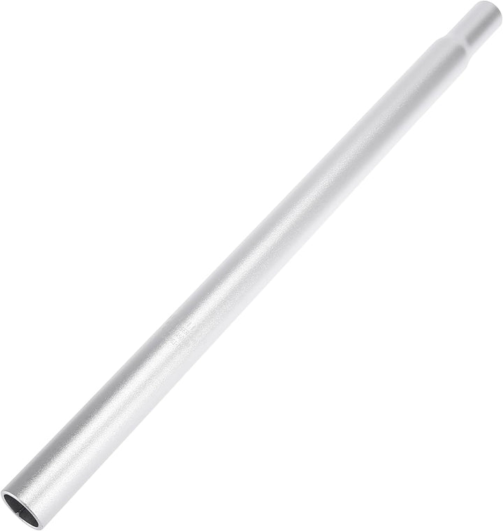 X AUTOHAUX Fahrrad Sattelstütze Aluminiumlegierung Sattelstützenrohr Silber 27.2 mm x 450 mm