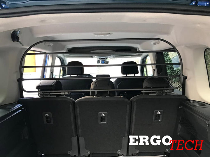 ERGOTECH Trenngitter Hundegitter für CITROEN Berlingo (ab BJ 2018), RDA65HBG-XXL, für Hunde und Gepä