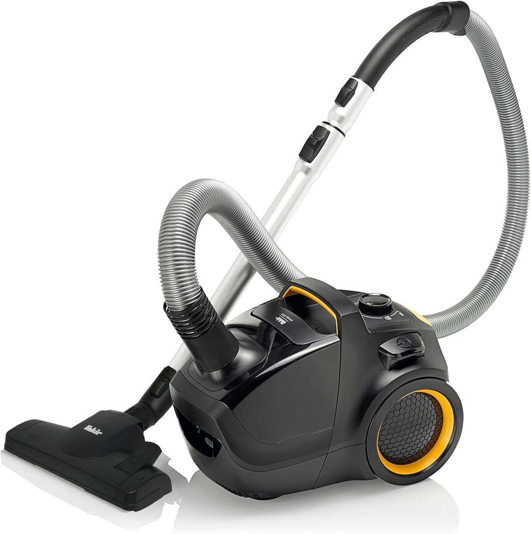 Fakir Air WAVE Prestige TS 2000 - Bodenstaubsauger mit Beutel, HEPA 13 Filter, Extrem leise, 4,5l, S