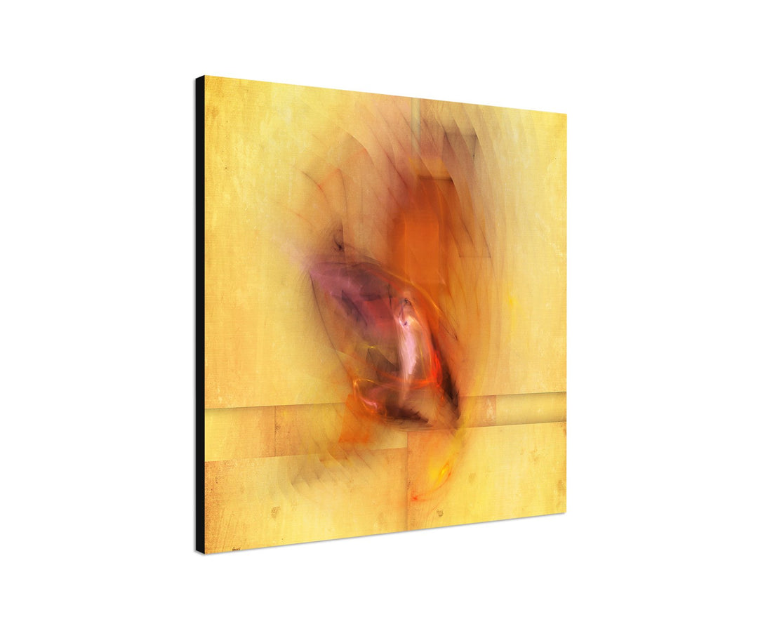 Paul Sinus Art Hauch der Liebe - Abstraktes Bild auf Leinwand Pastell Abstrakt138- dekorativer Einte