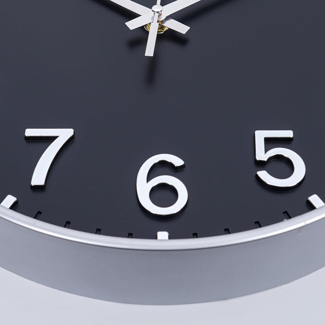 HZDHCLH Funkuhr 30 cm Grosses Ziffernblatt Wanduhr Geräuschlos,Geeignet für Schule, Zuhause, Wanddek