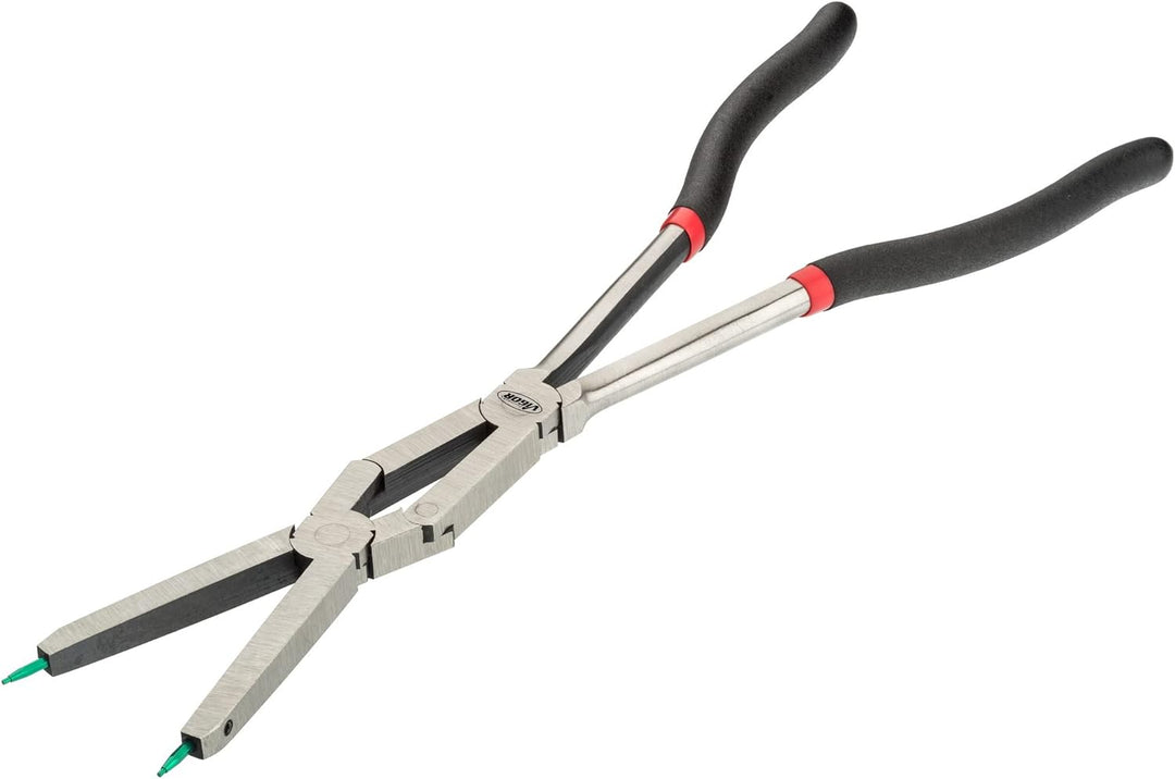 Vigor Sicherungsringzange (mit Doppelgelenk aussen, mit je zwei Spitzen, Länge: 340 mm) V5496