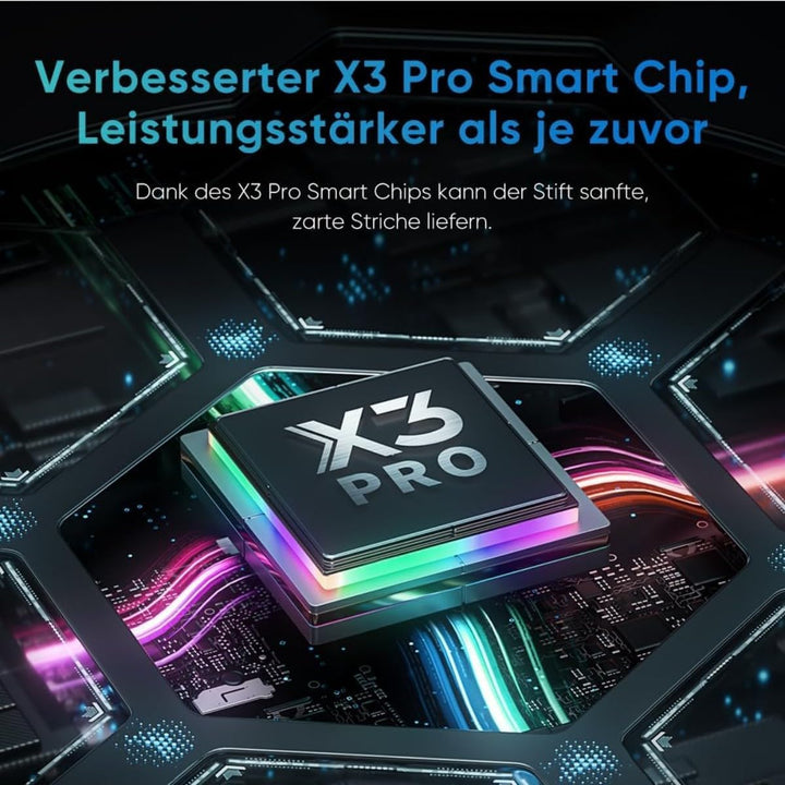 XPPen Artist 13.3 Pro V2 Grafikdisplay, 13.3 Zoll Grafiktablett mit 16K Stift, 99% sRGB, kompatibel