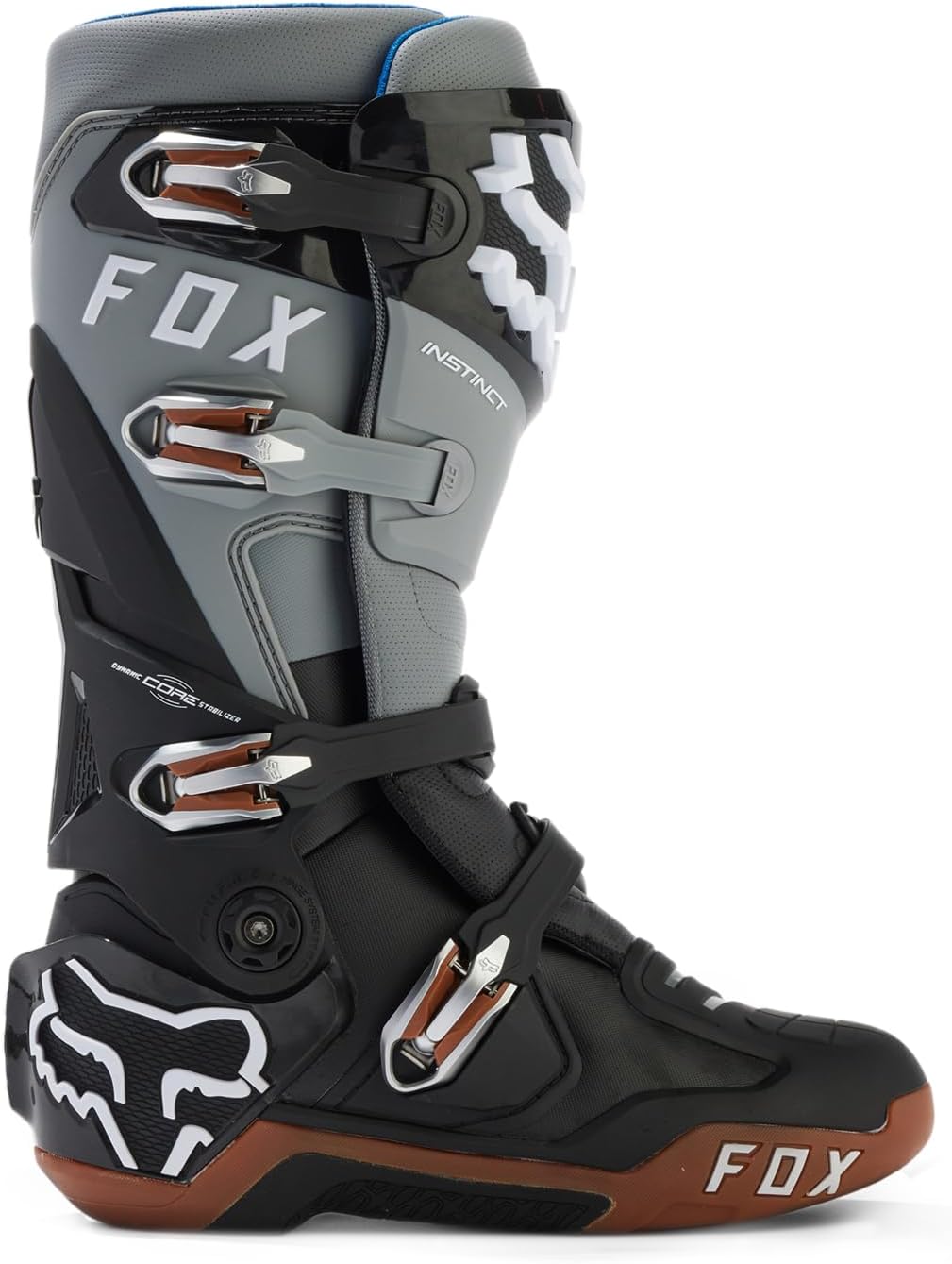Fox Racing Herren Instinct Motocross-stiefelStiefel 42 EU Schwarz, 42 EU Schwarz