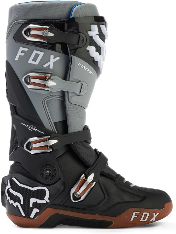 Fox Racing Herren Instinct Motocross-stiefelStiefel 42 EU Schwarz, 42 EU Schwarz